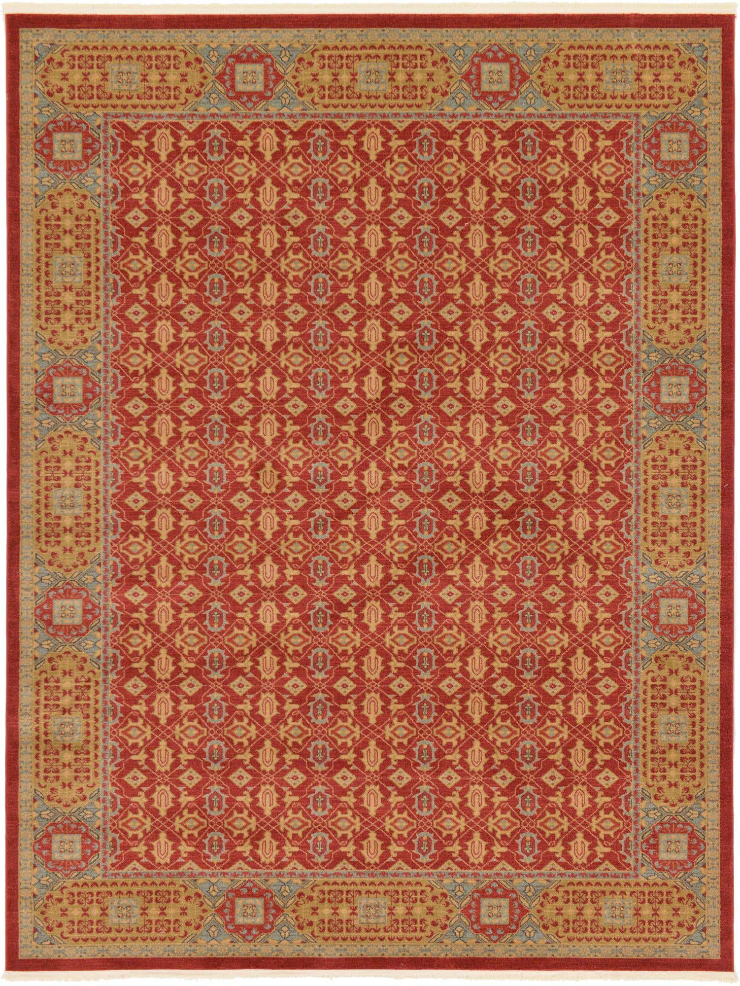 9' x 12' 2 Mamluk Rug