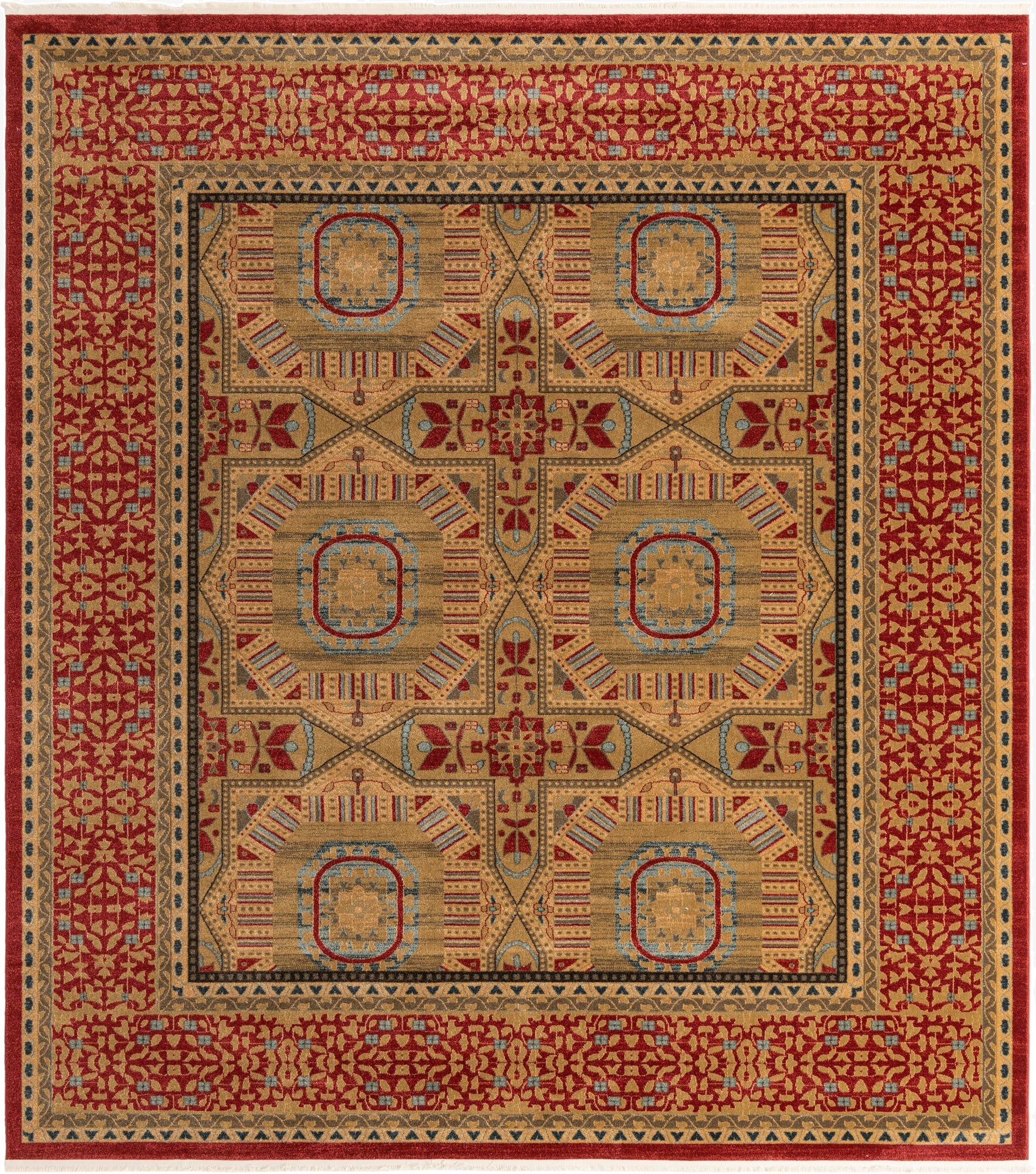 10' x 11' 4 Mamluk Rug