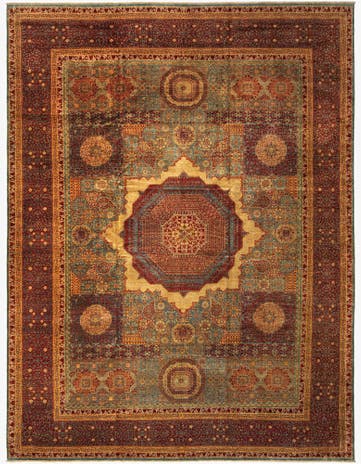11' 10 x 15' 8 Mamluk Wool Rug