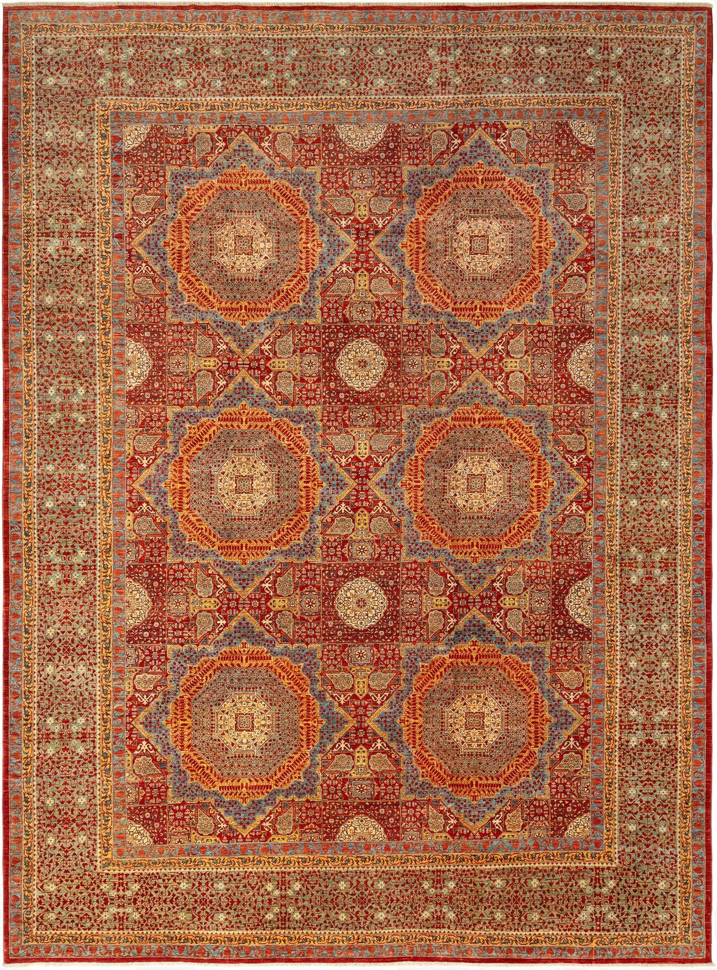 11' 11 x 16' 1 Mamluk Wool Rug