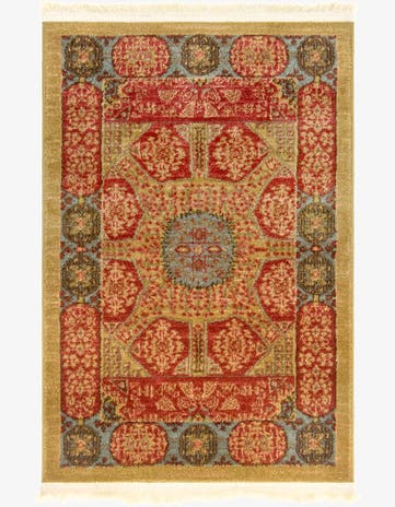 Red Mamluk Rug