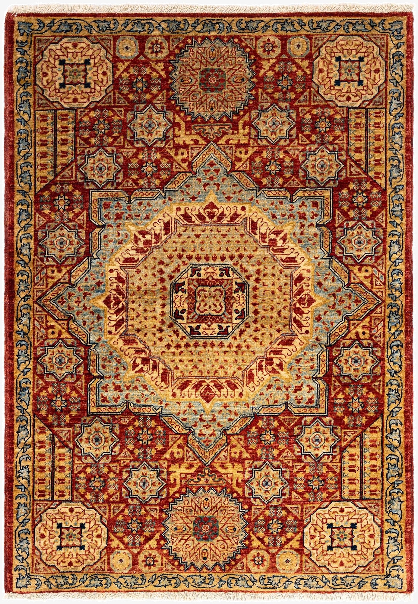 2' 9 x 4' 1 Mamluk Wool Rug