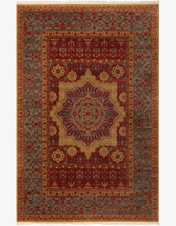 Red Mamluk Rug
