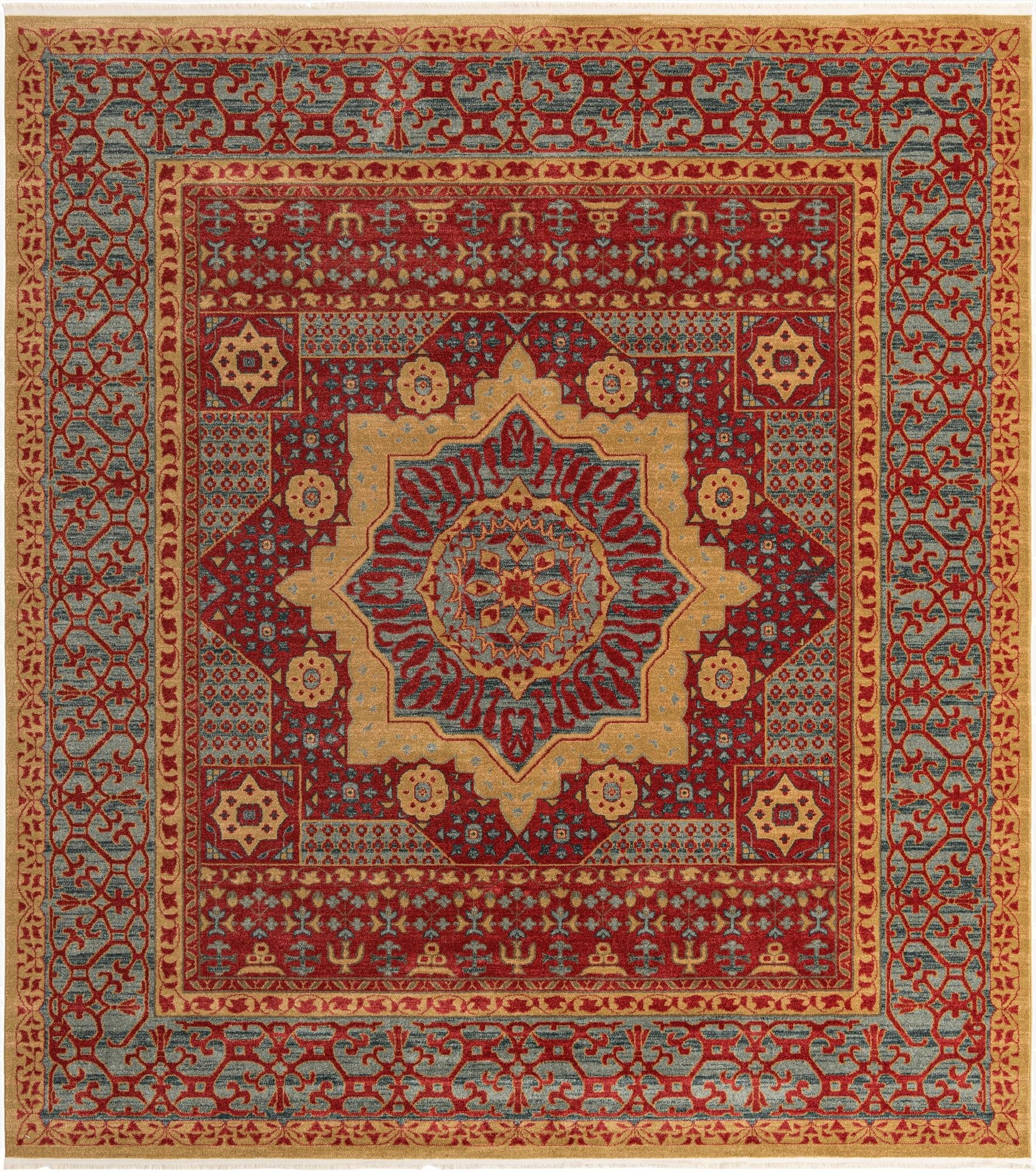 10' x 11' 4 Mamluk Rug