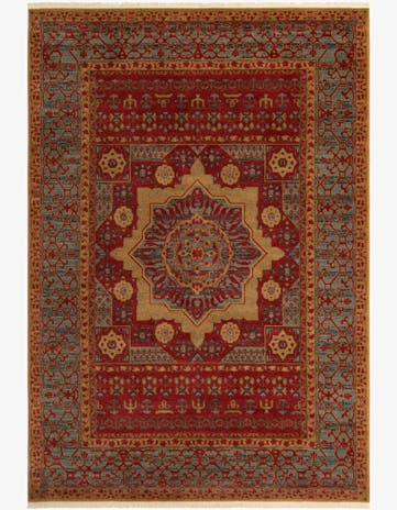 Red Mamluk Rug