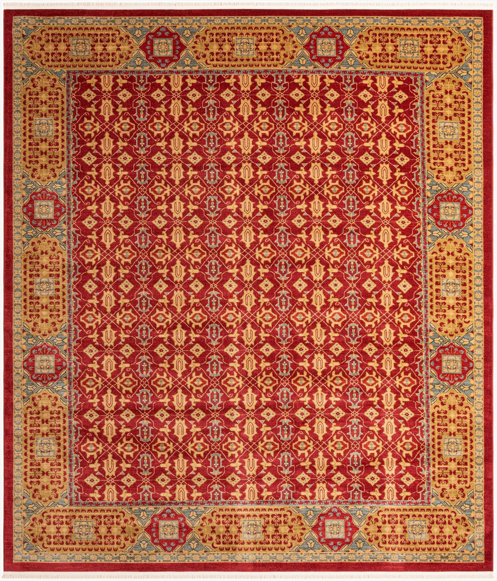 10' x 11' 4 Mamluk Rug