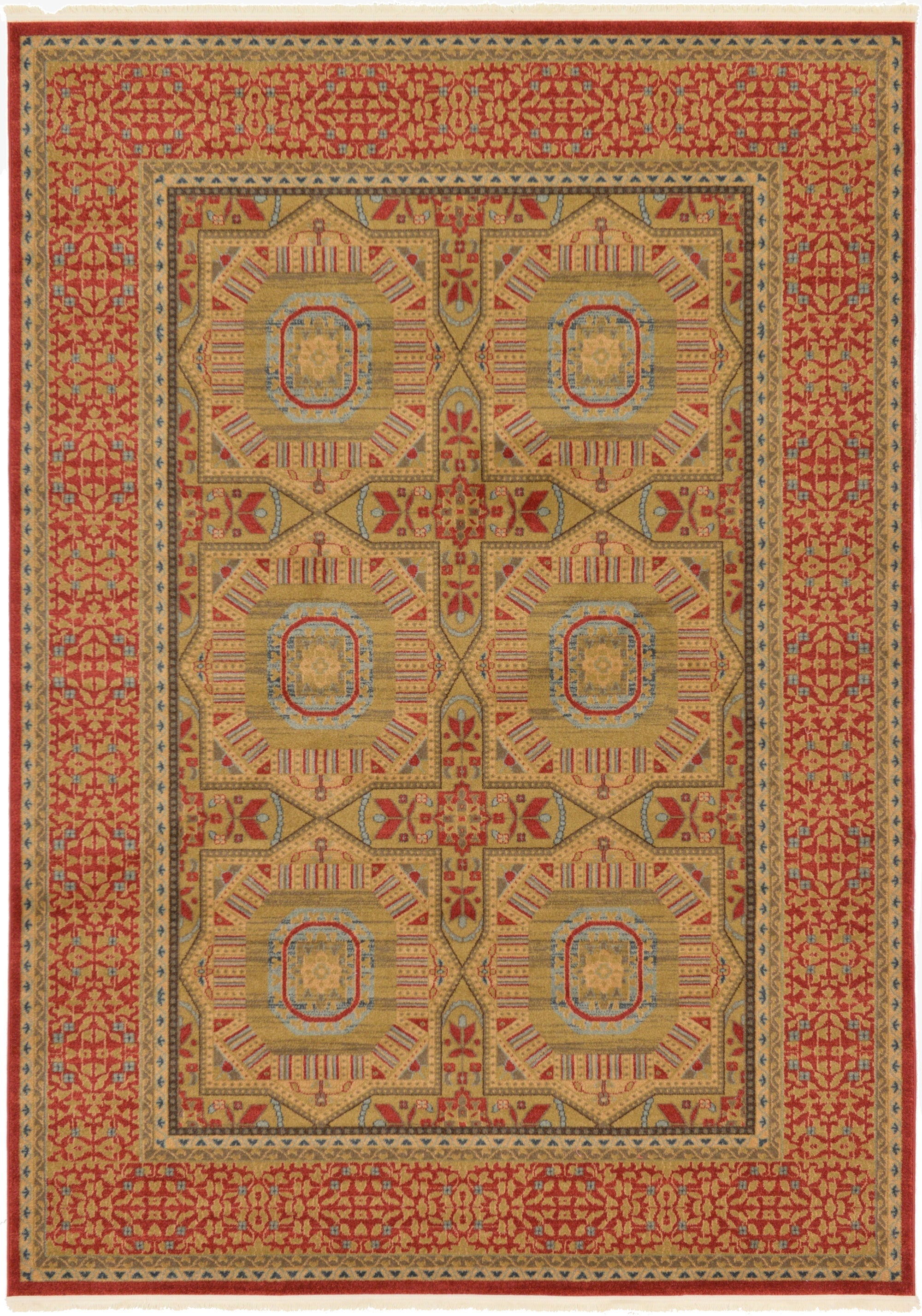7' x 10' Mamluk Rug