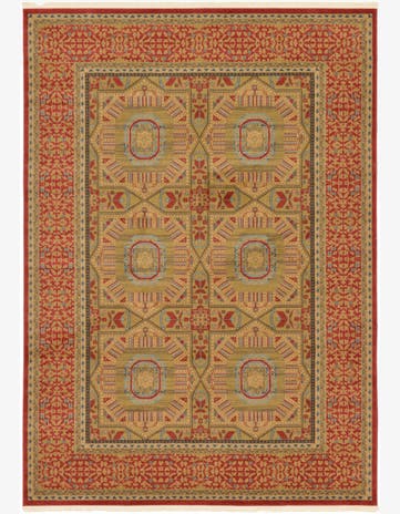 Red Mamluk Rug