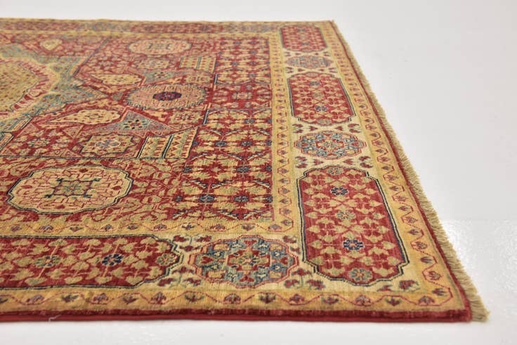 Detail image of 5' x 6' 5 Hand Knotted Mamluk Ziegler Oriental Rug