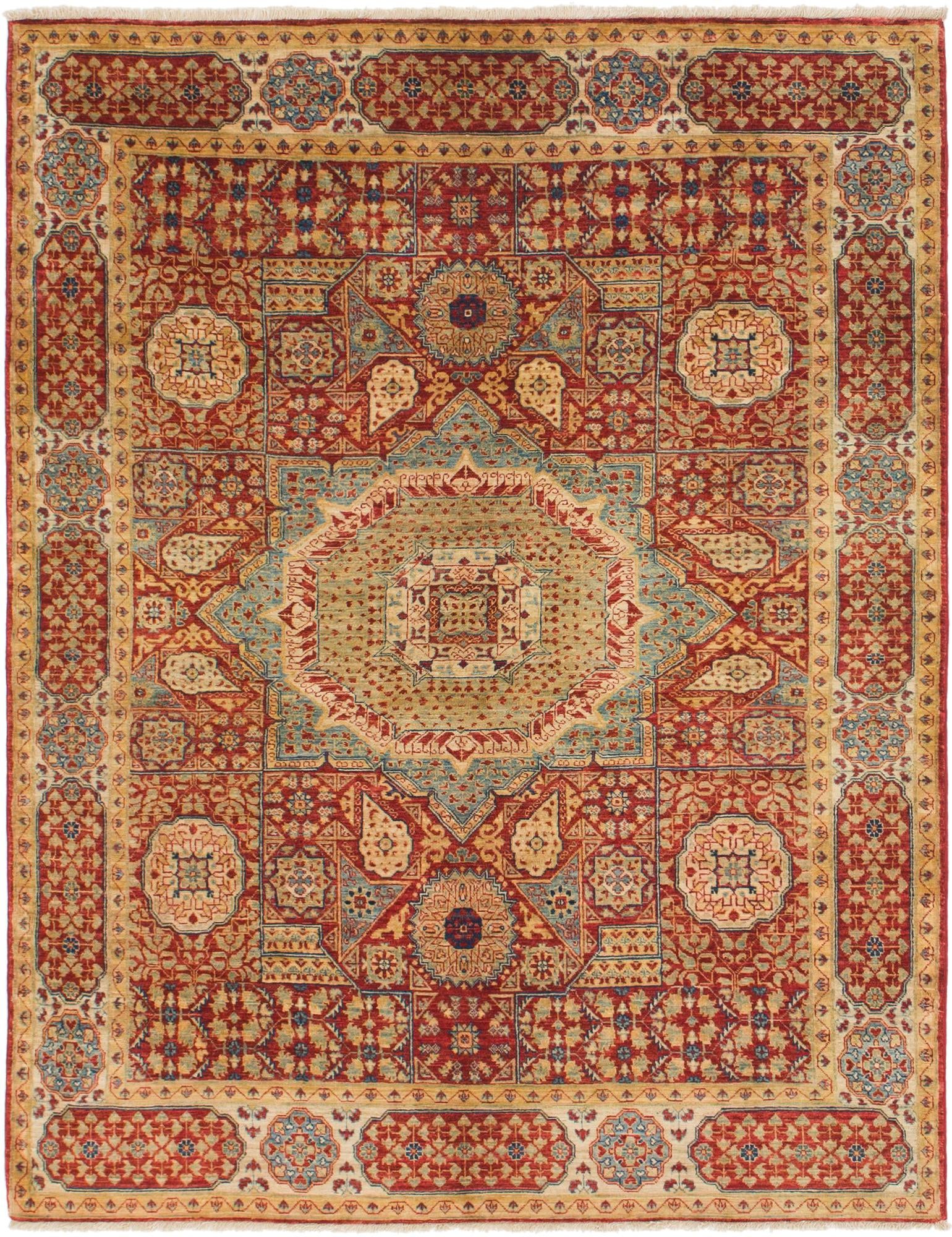 5' x 6' 5 Hand Knotted Mamluk Ziegler Oriental Rug
