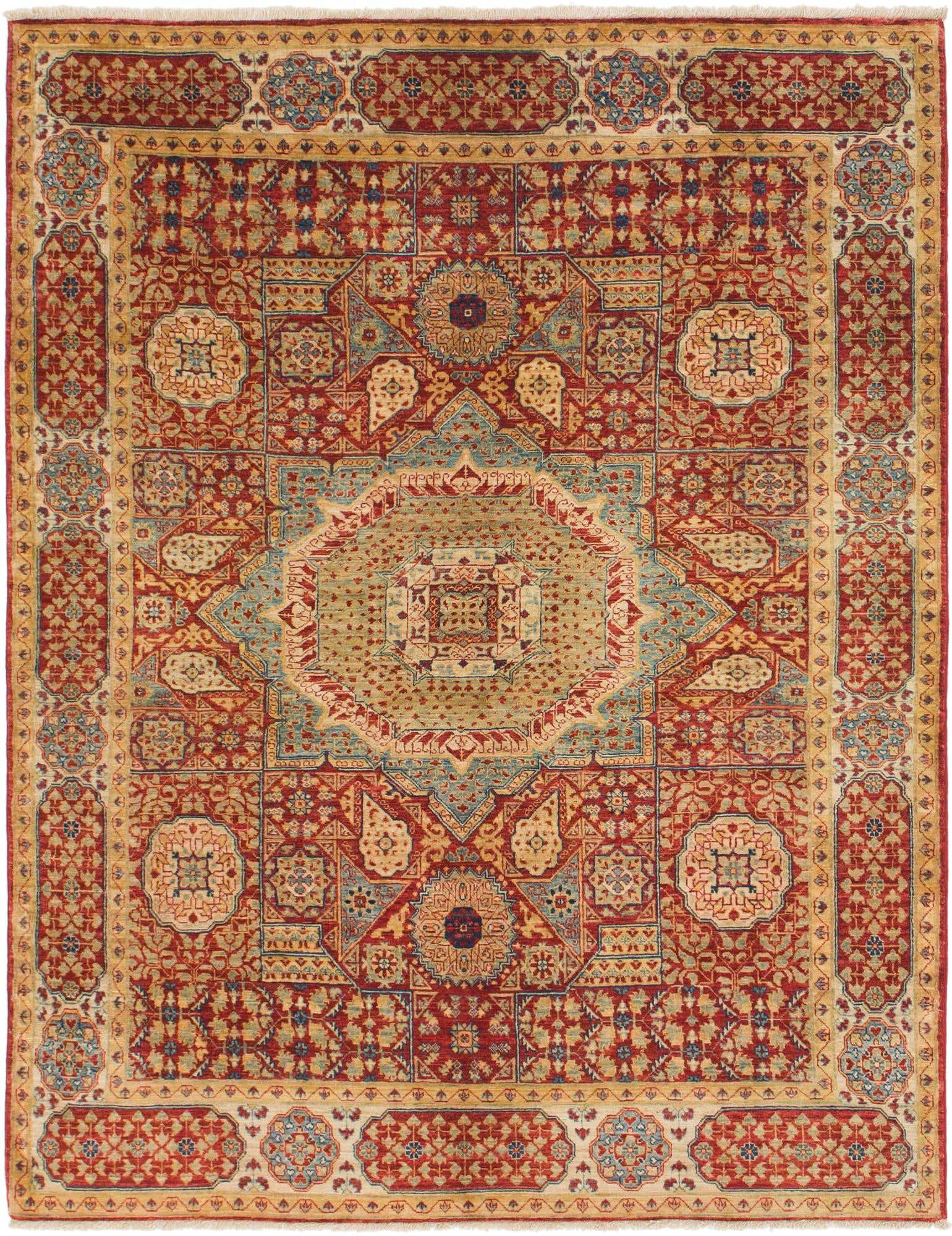 5' x 6' 5 Hand Knotted Mamluk Ziegler Oriental Rug