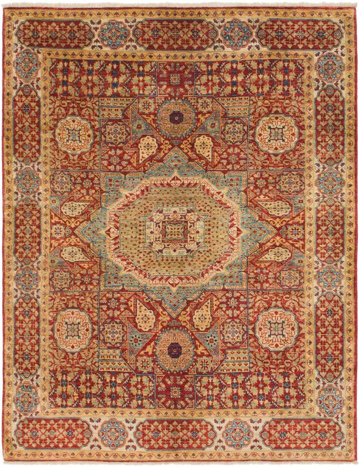 5' x 6' 5 Hand Knotted Mamluk Ziegler Oriental Rug