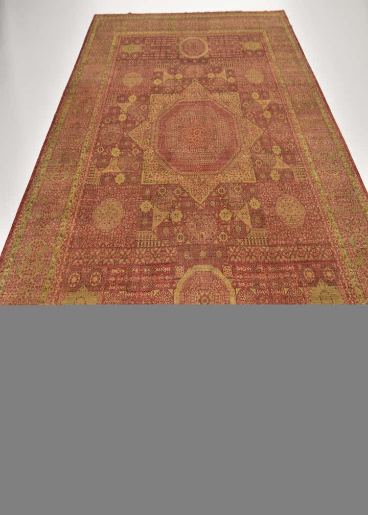 9' x 12' 3 Hand Knotted Mamluk Ziegler Oriental Rug