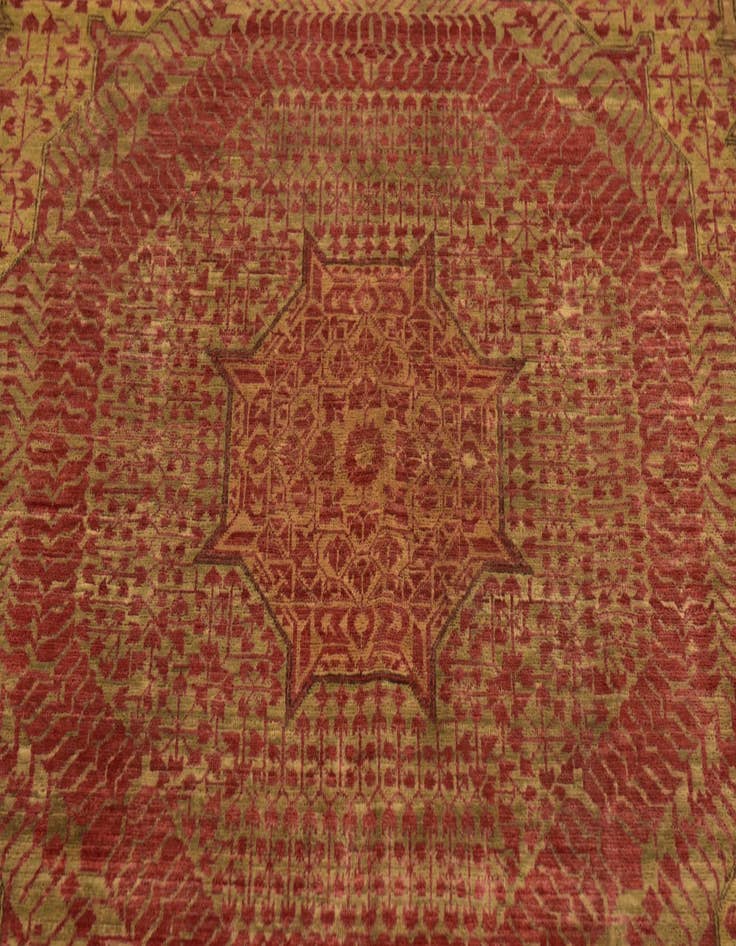 Detail image of 9' x 12' 3 Hand Knotted Mamluk Ziegler Oriental Rug