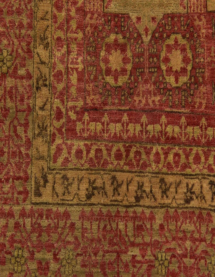 Detail image of 9' x 12' 3 Hand Knotted Mamluk Ziegler Oriental Rug