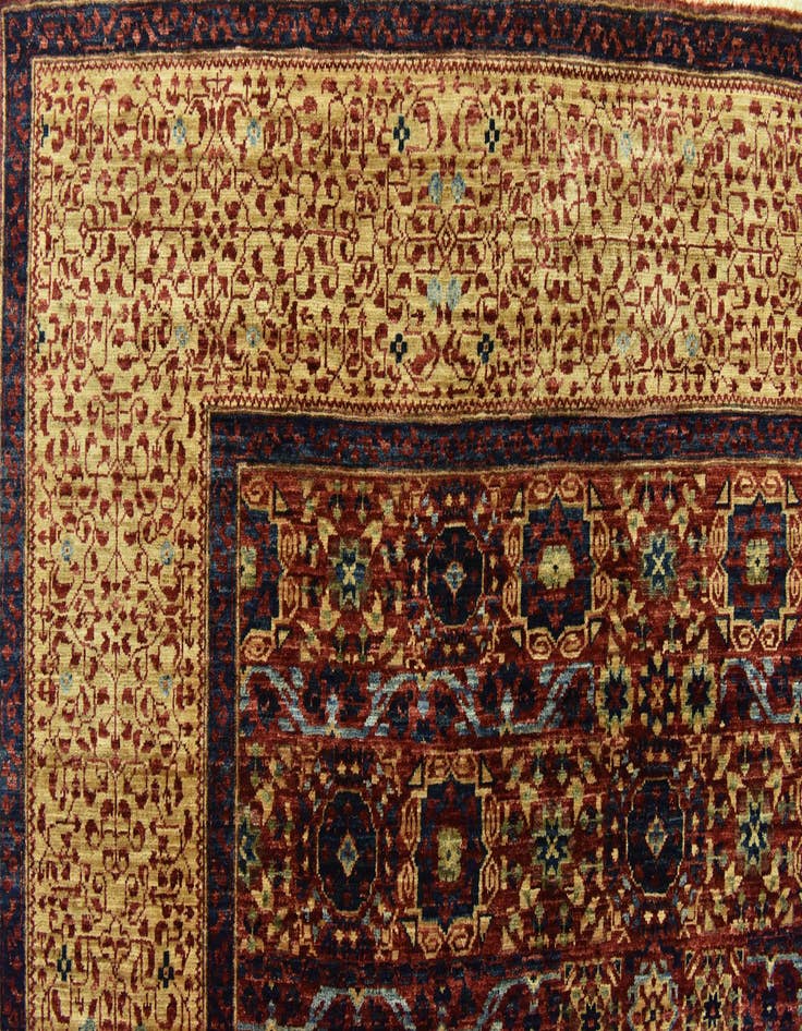 Detail image of 6' x 9'  Hand Knotted Mamluk Ziegler Rug