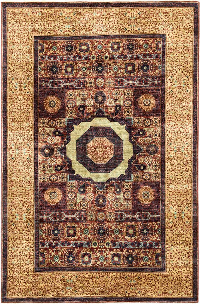 6' x 9' Hand Knotted Mamluk Ziegler Rug