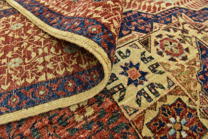 8' x 9' 11 Hand Knotted Mamluk Ziegler Rug