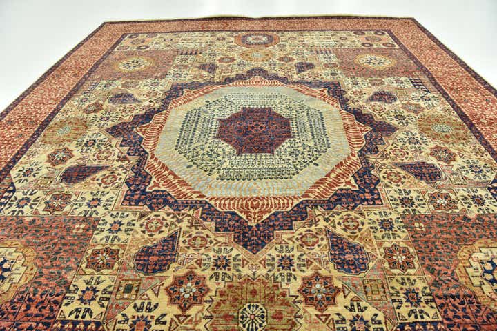 8' x 9' 11 Hand Knotted Mamluk Ziegler Rug