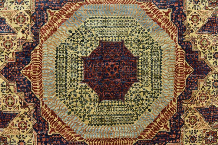 8' x 9' 11 Hand Knotted Mamluk Ziegler Rug