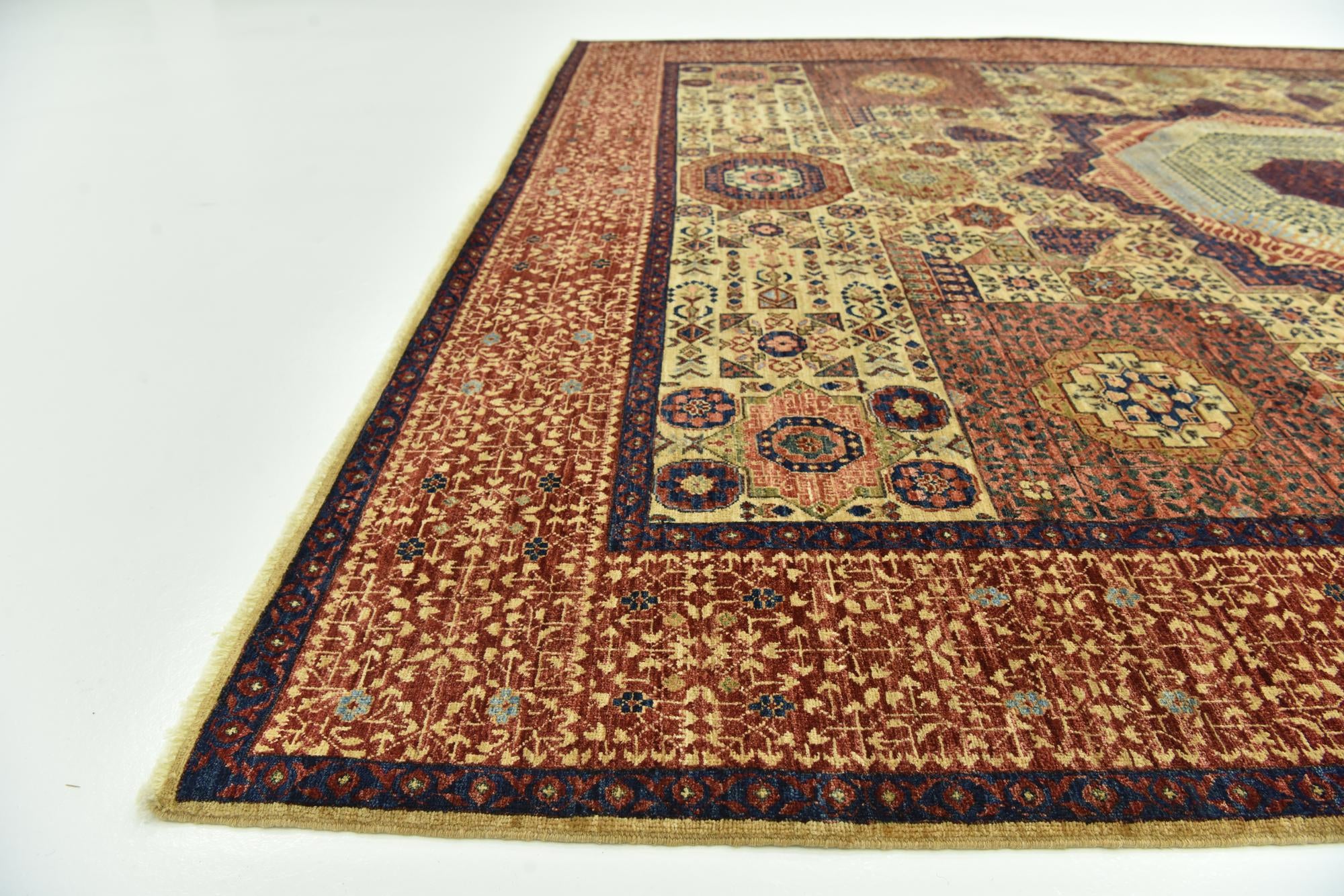 8' x 9' 11 Hand Knotted Mamluk Ziegler Rug