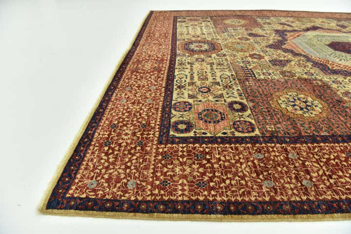 8' x 9' 11 Hand Knotted Mamluk Ziegler Rug