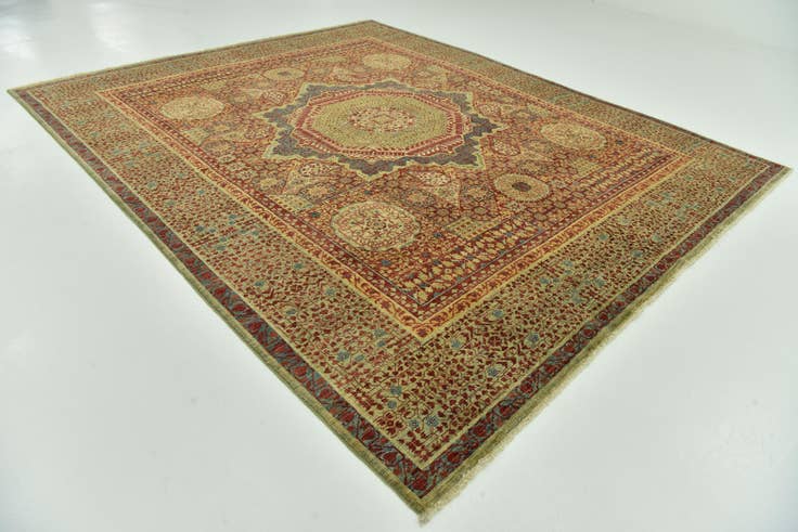 Detail image of 250cm x 300cm Hand Knotted Mamluk Ziegler Oriental Rug