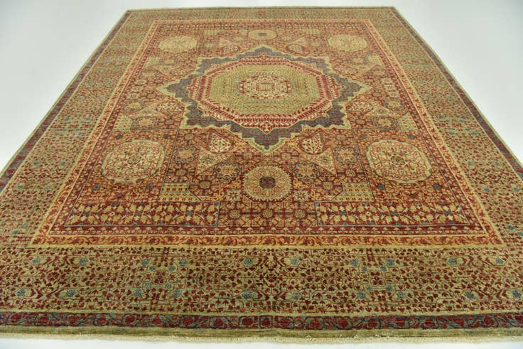 Detail image of 250cm x 300cm Hand Knotted Mamluk Ziegler Oriental Rug