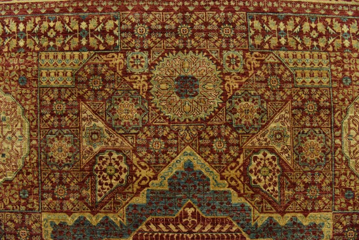 Detail image of 250cm x 300cm Hand Knotted Mamluk Ziegler Oriental Rug