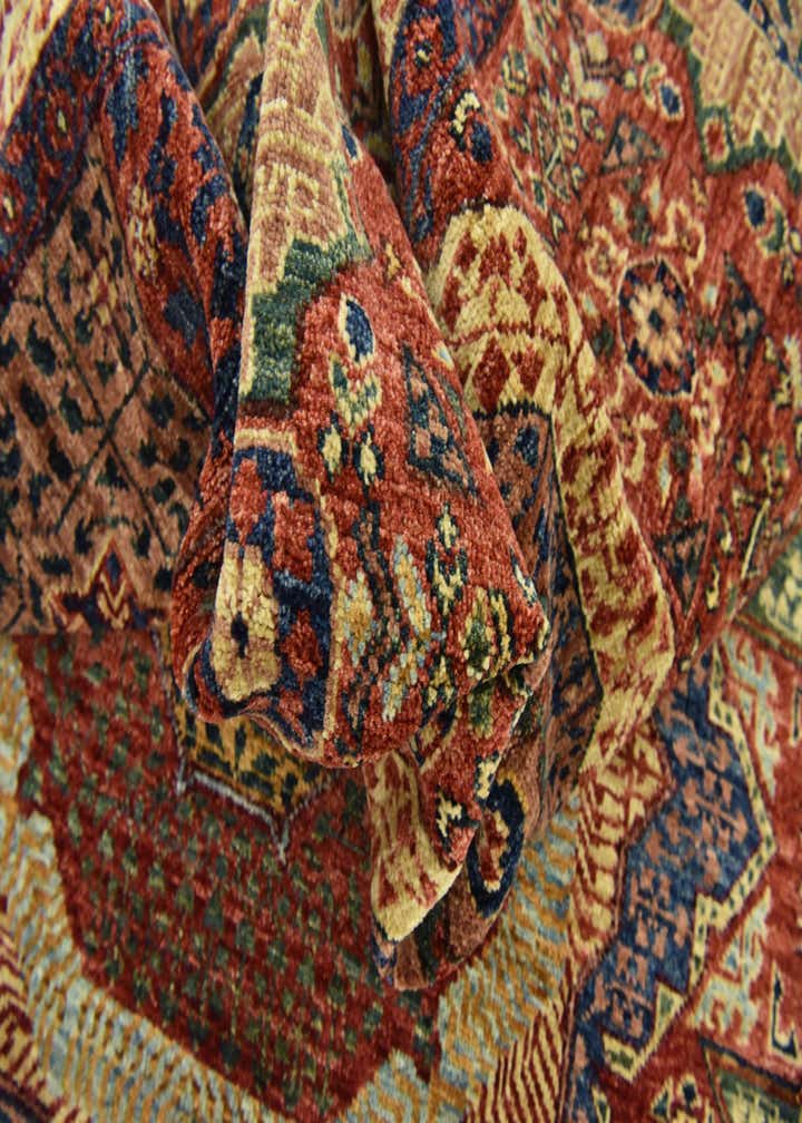 6' 2 x 8' 8 Hand Knotted Mamluk Ziegler Rug