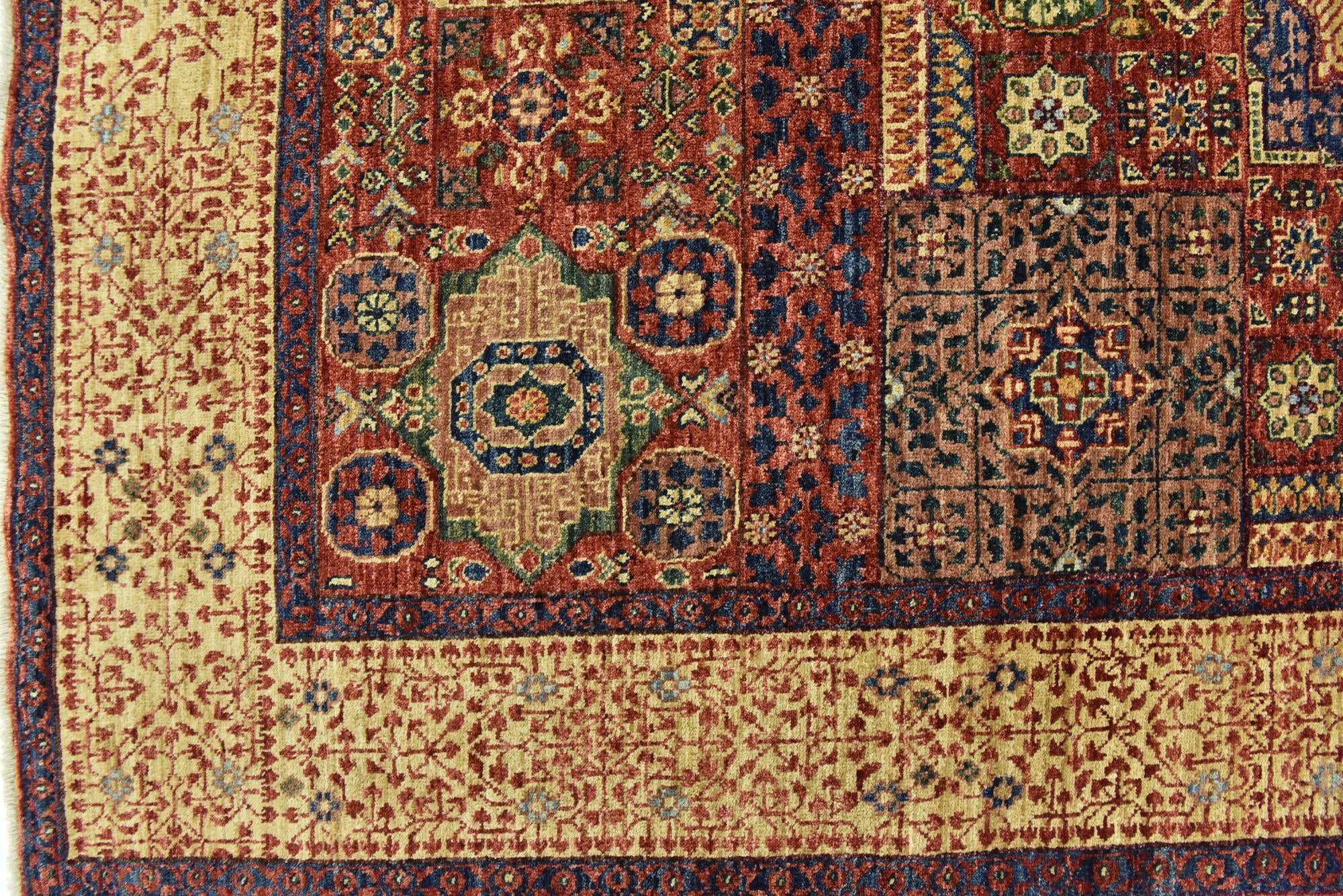 6' 2 x 8' 8 Hand Knotted Mamluk Ziegler Rug