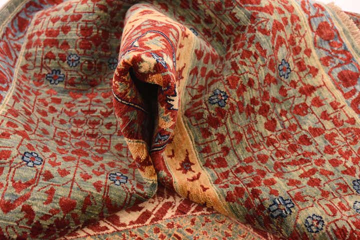 8' 2 x 9' 9 Hand Knotted Mamluk Ziegler Rug