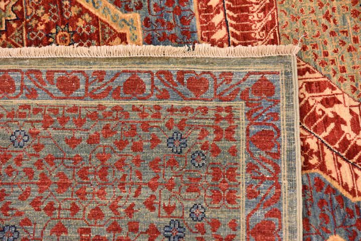 8' 2 x 9' 9 Hand Knotted Mamluk Ziegler Rug