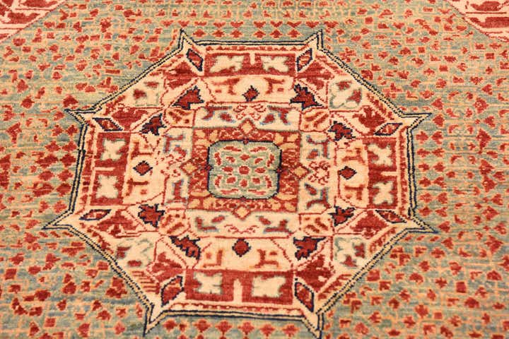 8' 2 x 9' 9 Hand Knotted Mamluk Ziegler Rug