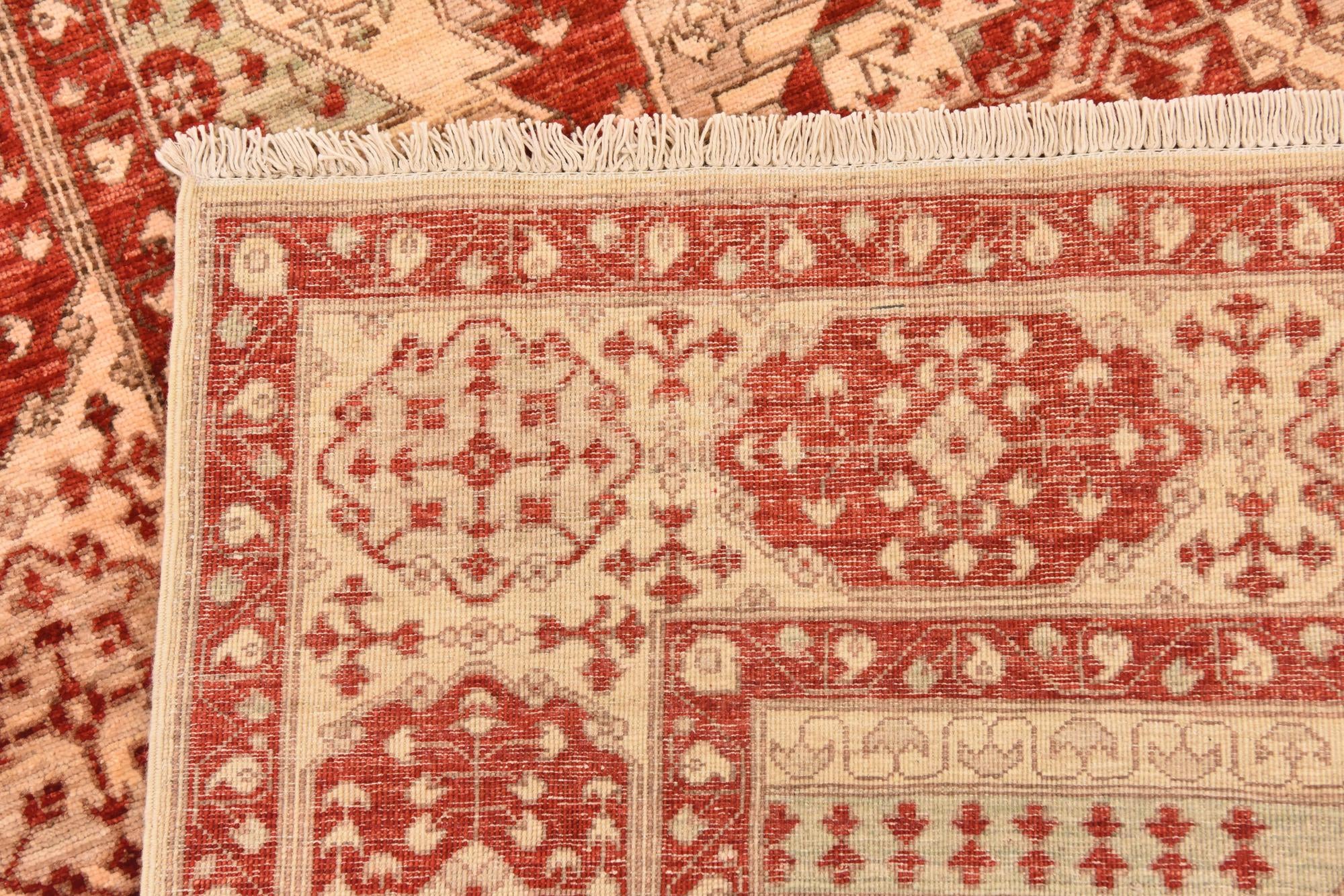 6' x 8' 10 Hand Knotted Mamluk Ziegler Oriental Rug