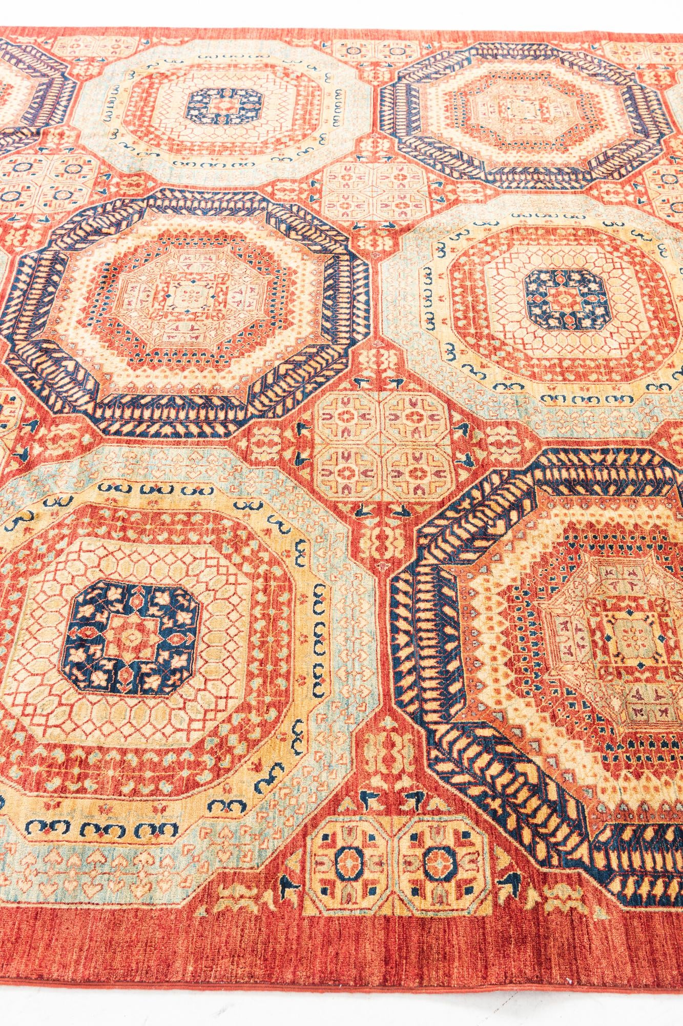 8' 5 x 11' 2 Hand Knotted Mamluk Ziegler Rug
