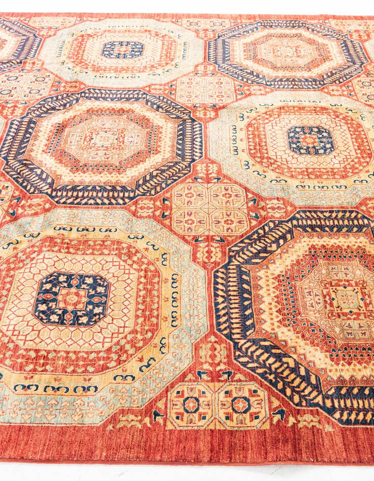 Detail image of 8' 5 x 11' 2  Hand Knotted Mamluk Ziegler Rug