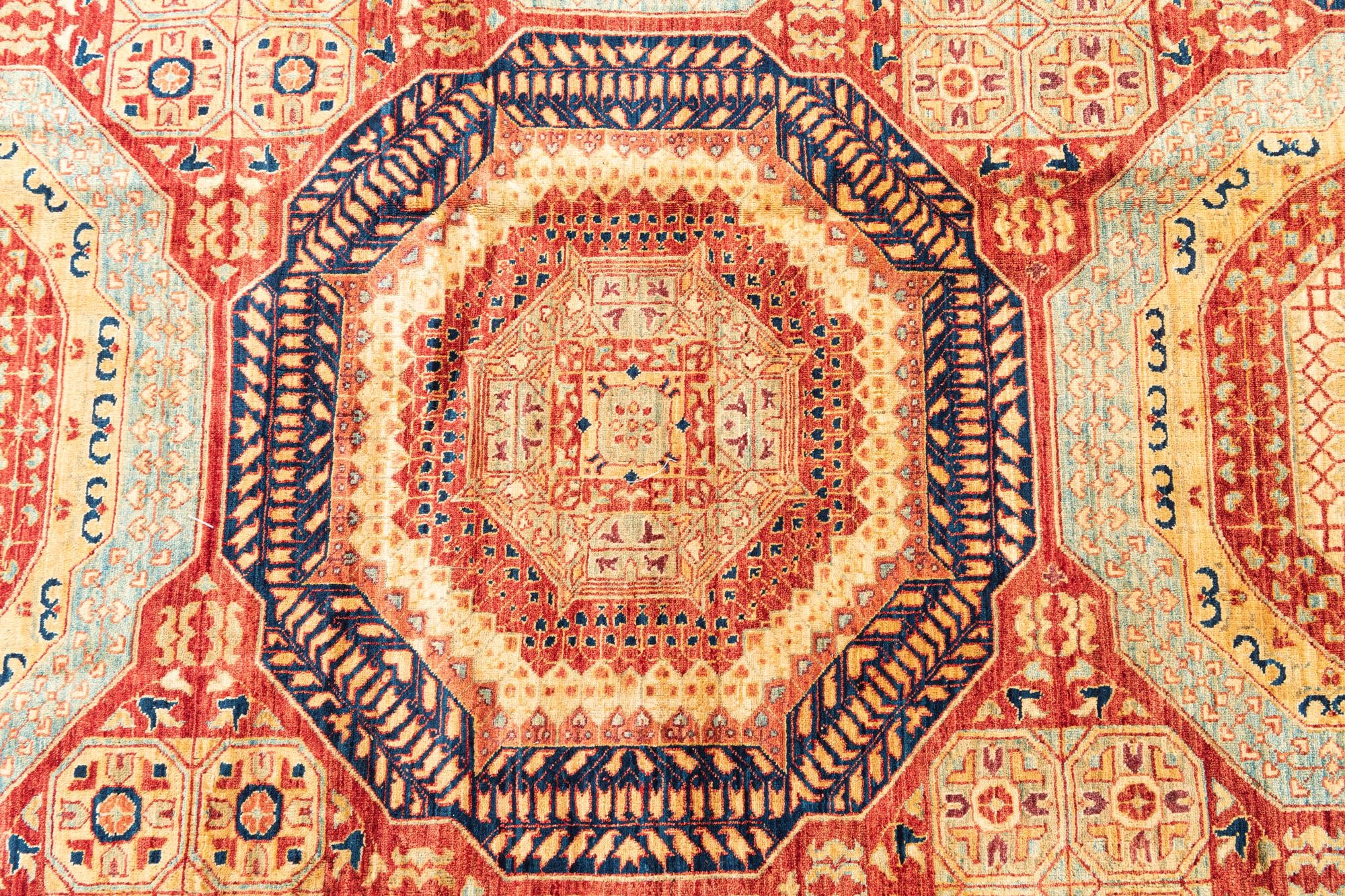 8' 5 x 11' 2 Hand Knotted Mamluk Ziegler Rug