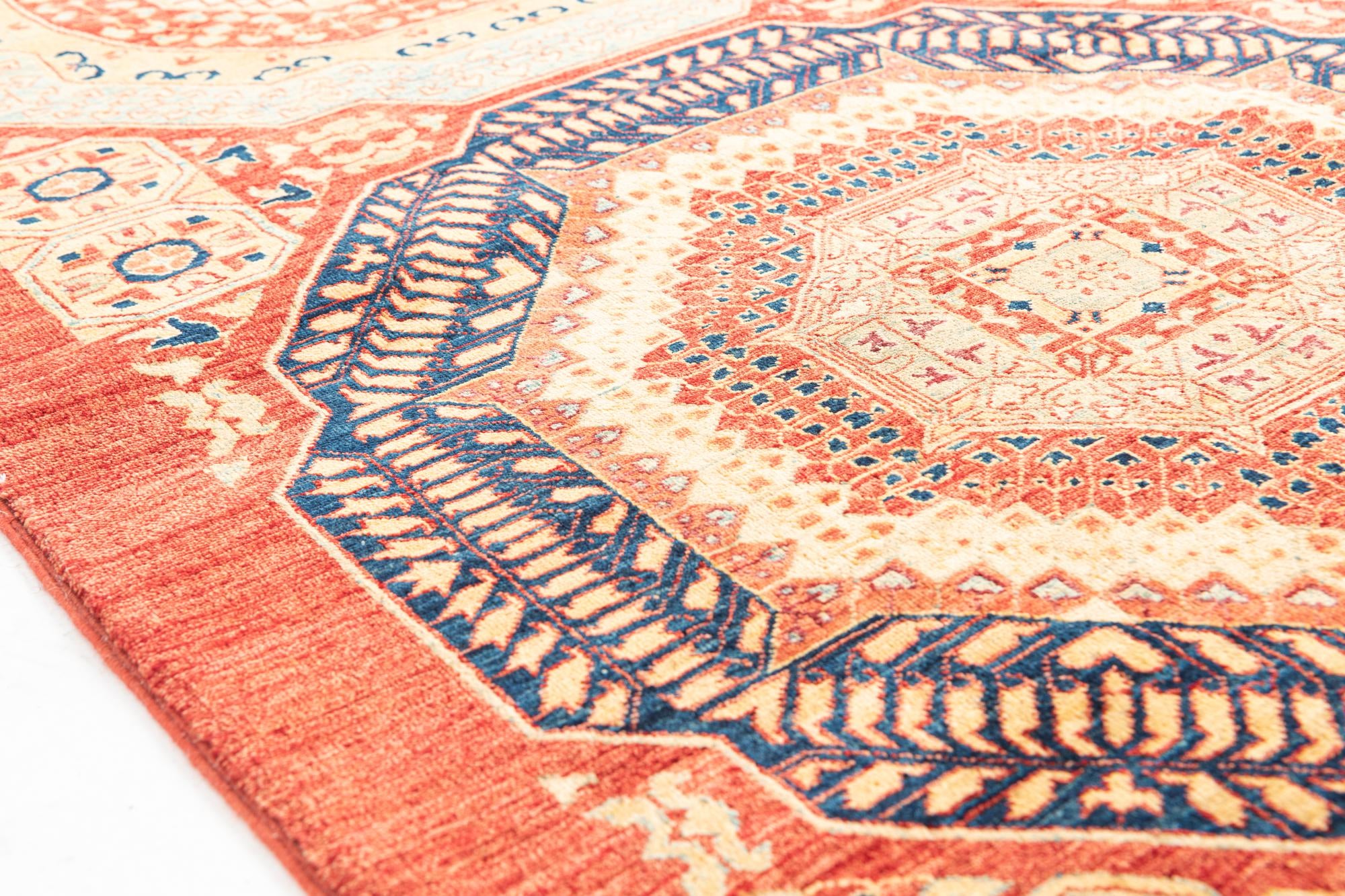 8' 5 x 11' 2 Hand Knotted Mamluk Ziegler Rug