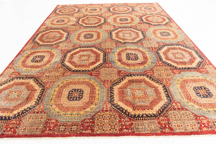 Detail image of 275cm x 375cm anudado a mano Mamluk Ziegler Alfombra