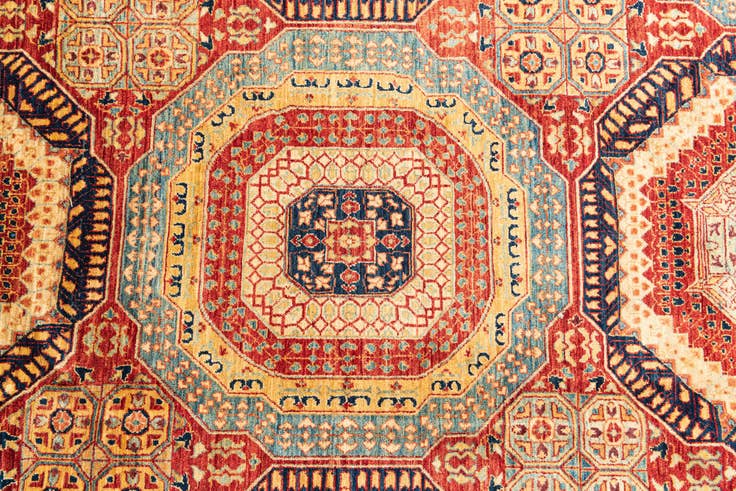 Detail image of 275cm x 375cm anudado a mano Mamluk Ziegler Alfombra