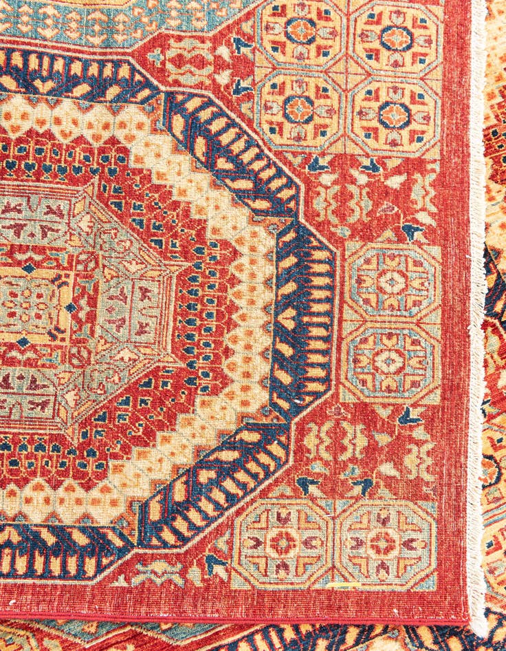 Detail image of 9' x 12' 3  Hand Knotted Mamluk Ziegler Rug