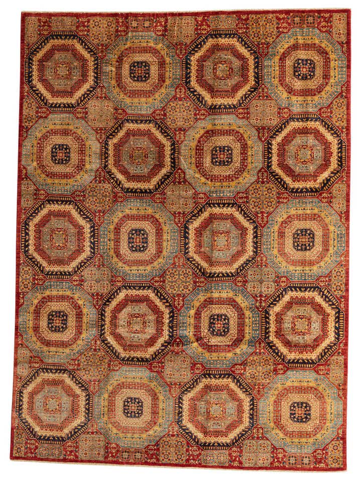275cm x 375cm anudado a mano Mamluk Ziegler Alfombra