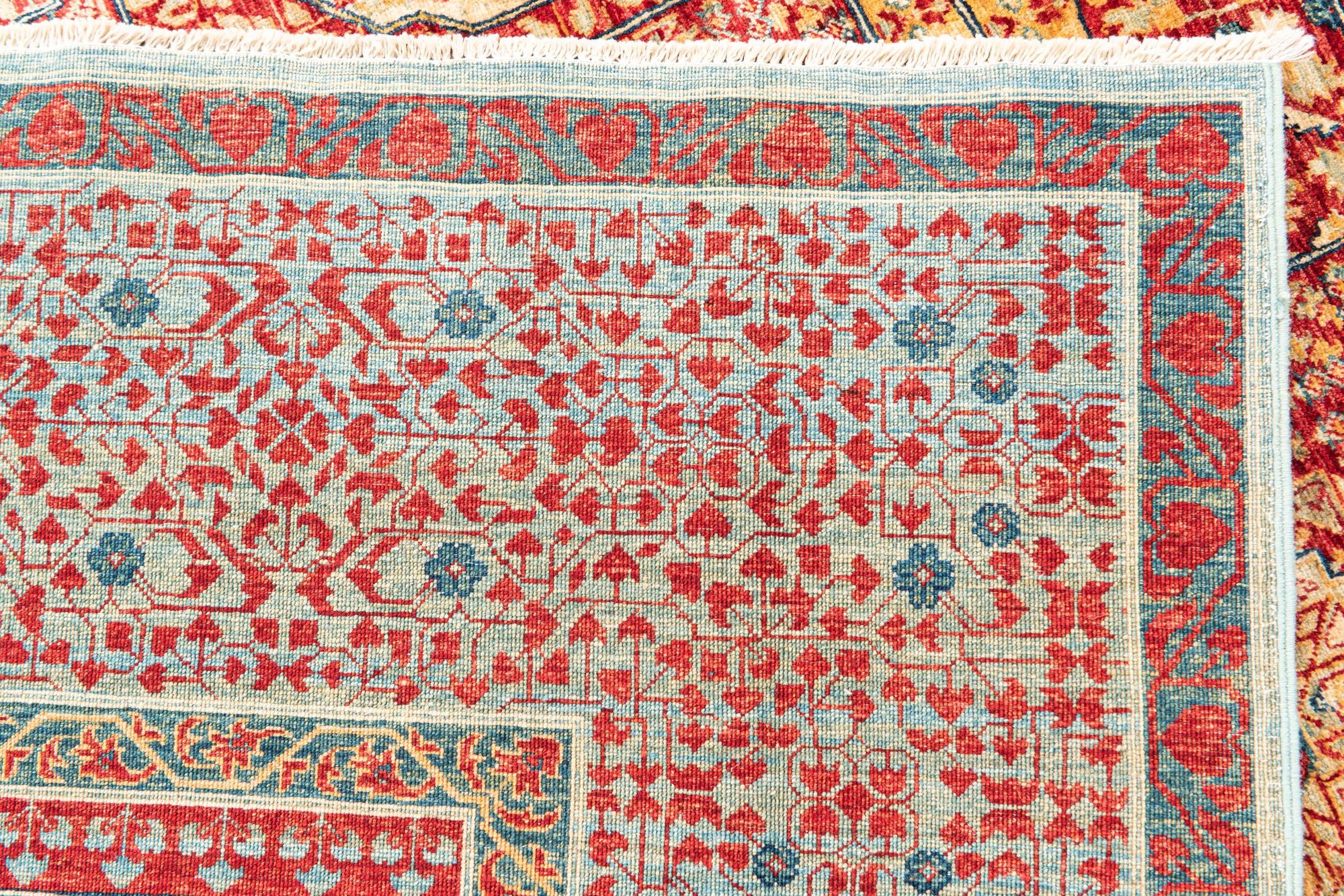 8' 3 x 9' 9 Hand Knotted Mamluk Ziegler Rug