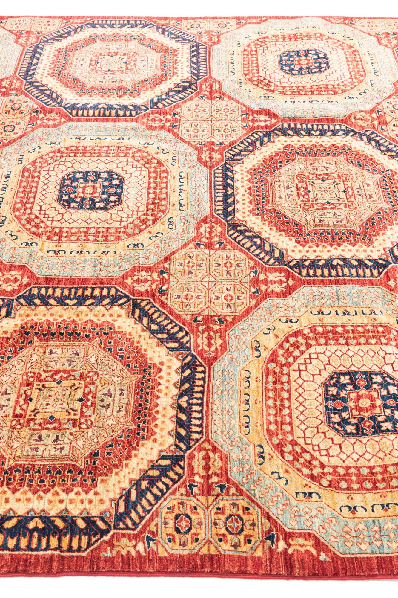 6' 10 x 9' 5 Hand Knotted Mamluk Ziegler Oriental Rug