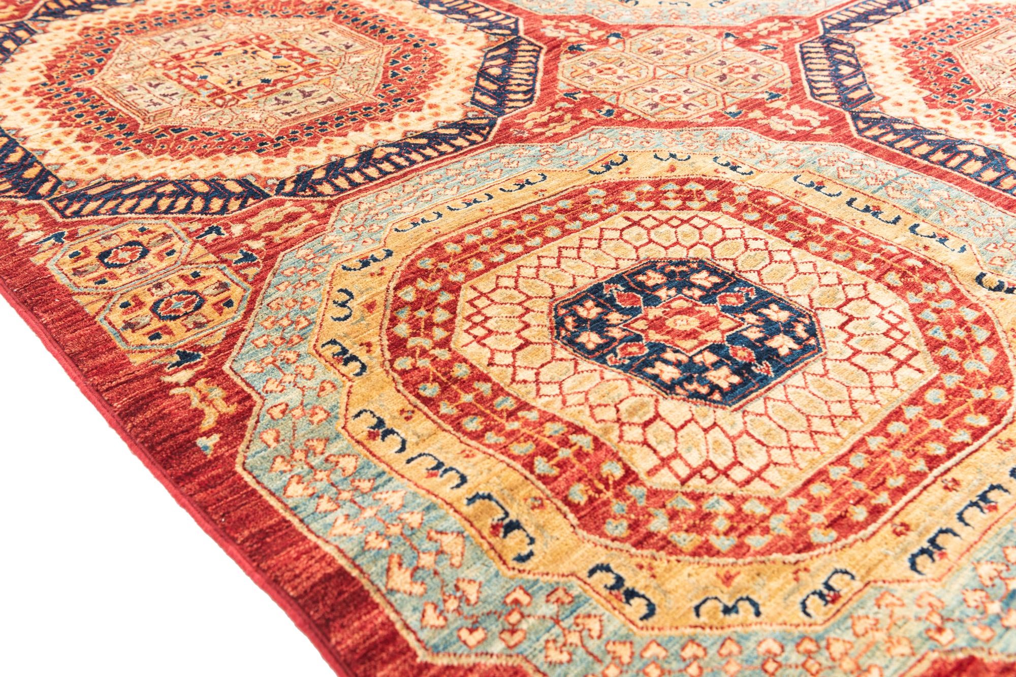 6' 10 x 9' 5 Hand Knotted Mamluk Ziegler Oriental Rug