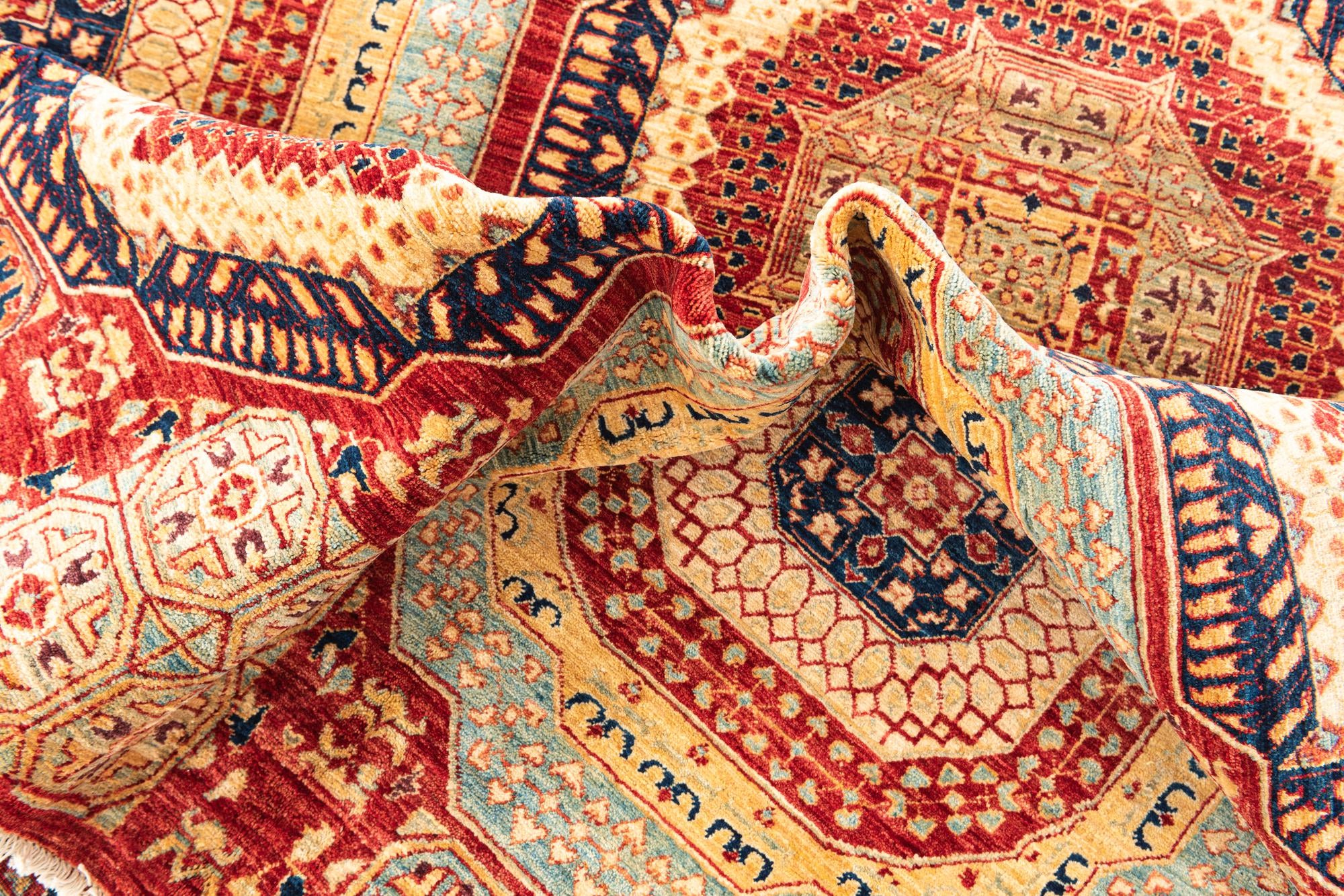6' 10 x 9' 5 Hand Knotted Mamluk Ziegler Oriental Rug