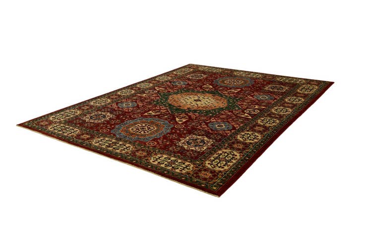 Detail image of 5' 8 x 7' 10 Hand Knotted Mamluk Ziegler Rug