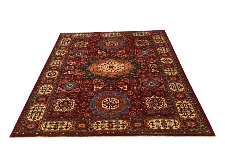 Detail image of 5' 8 x 7' 10 Hand Knotted Mamluk Ziegler Rug