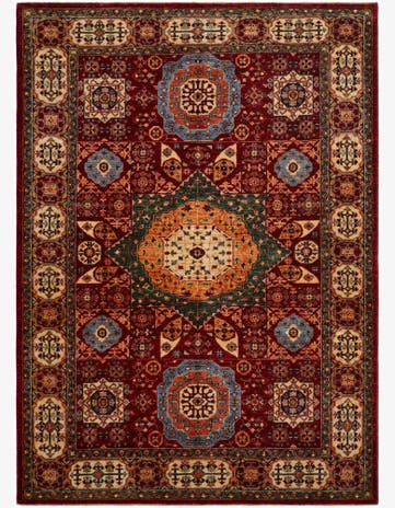 5' 8 x 7' 10 Hand Knotted Mamluk Ziegler Rug